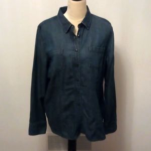 Lands End denim shirt